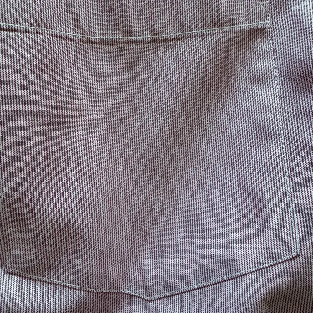 J. Crew Pink Pinstripe Cotton Shirt